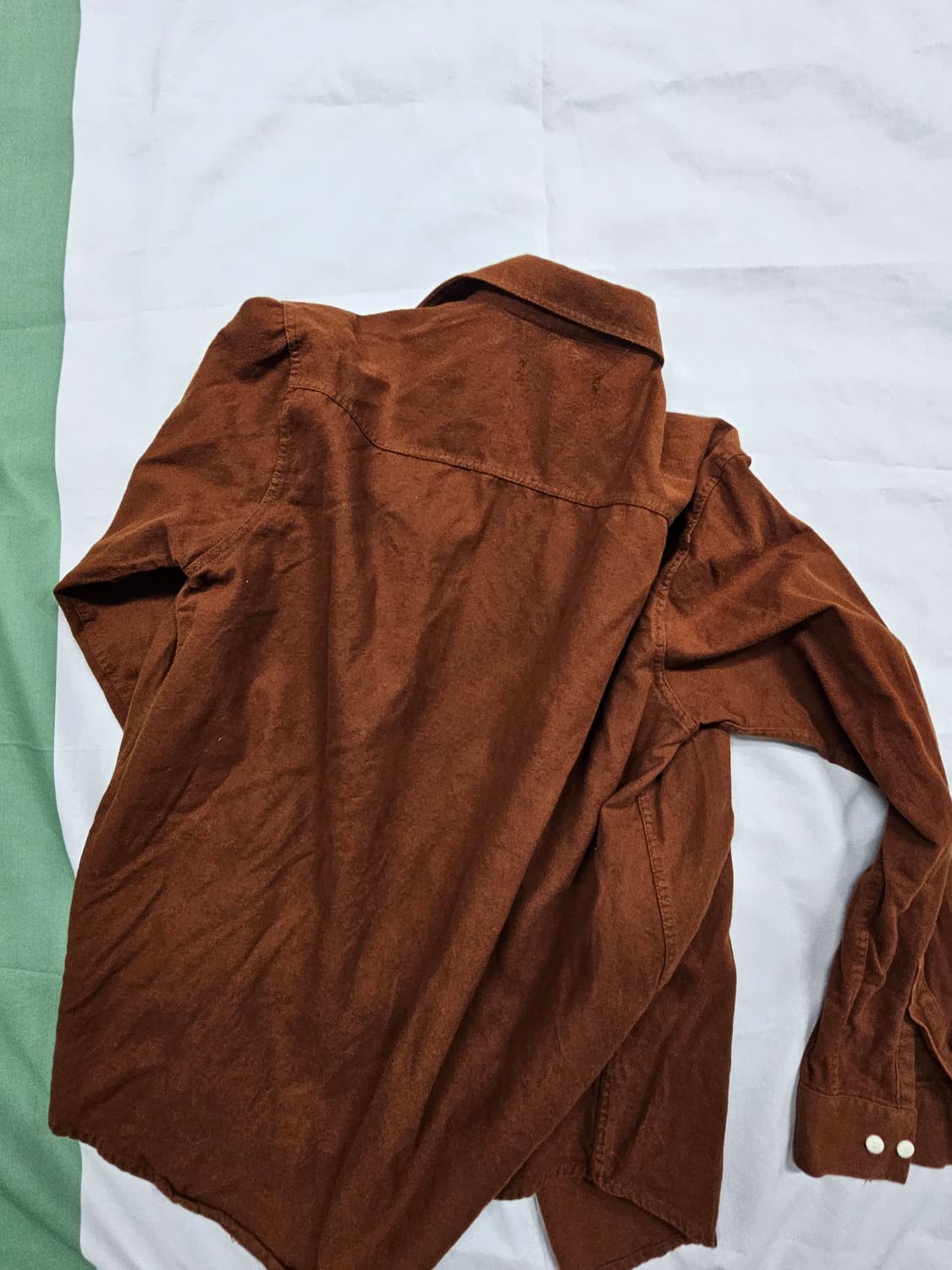 빈티지 브라운 셔츠  상품이미지2