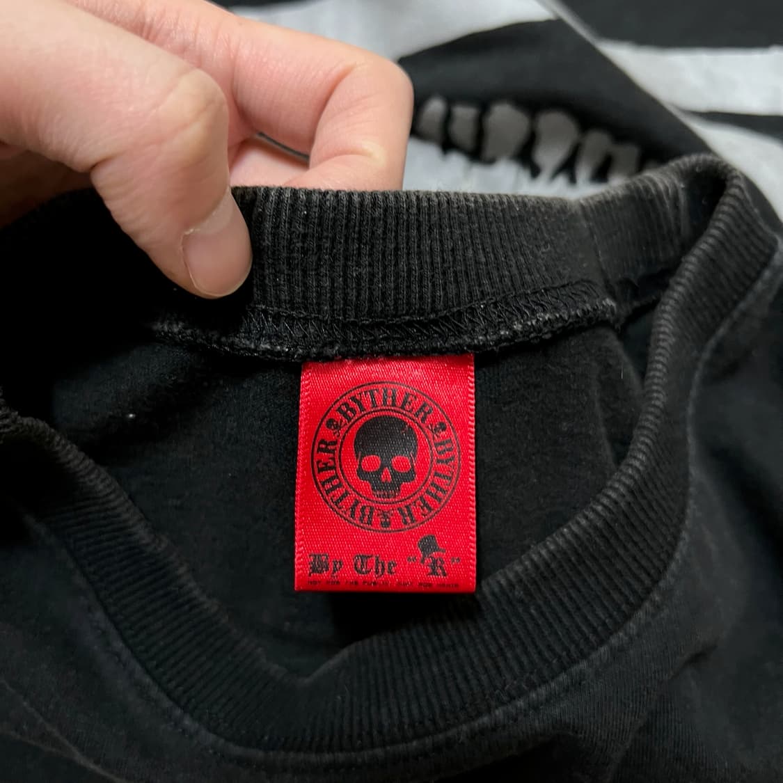 바이더알 리플렉티브 해골 반팔티 FREE  상품이미지5