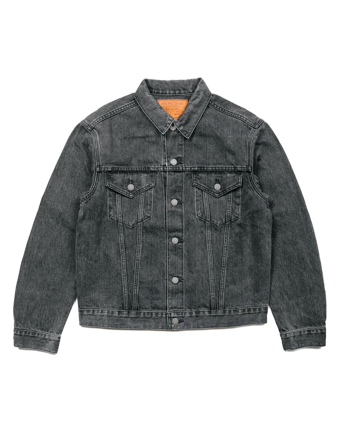 (42) 리얼맥코이 lot.966J 블랙워싱 데님자켓 상품이미지1