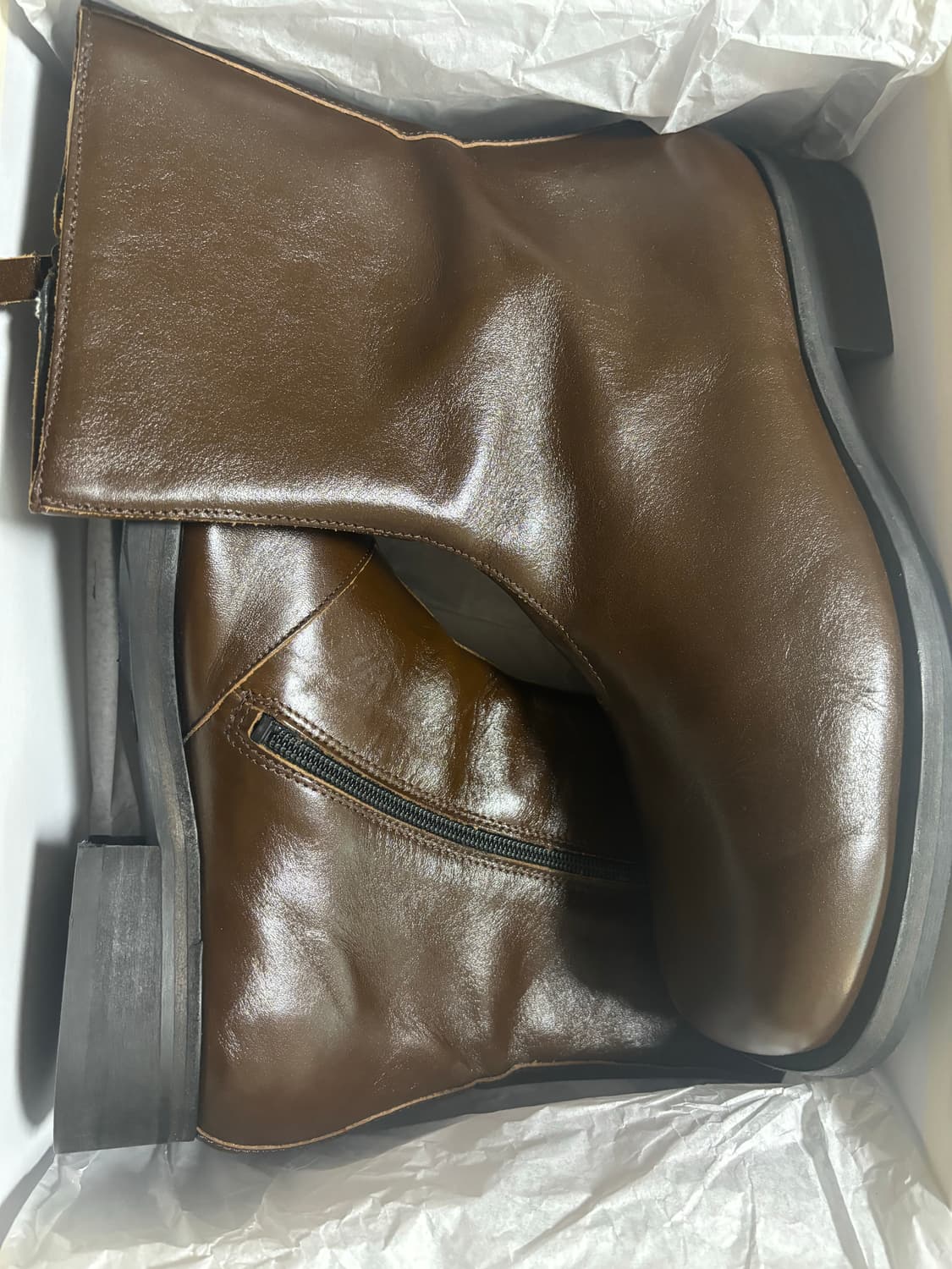 [43] 아워레가시 카미온 부츠 올리브 레더 상품이미지2