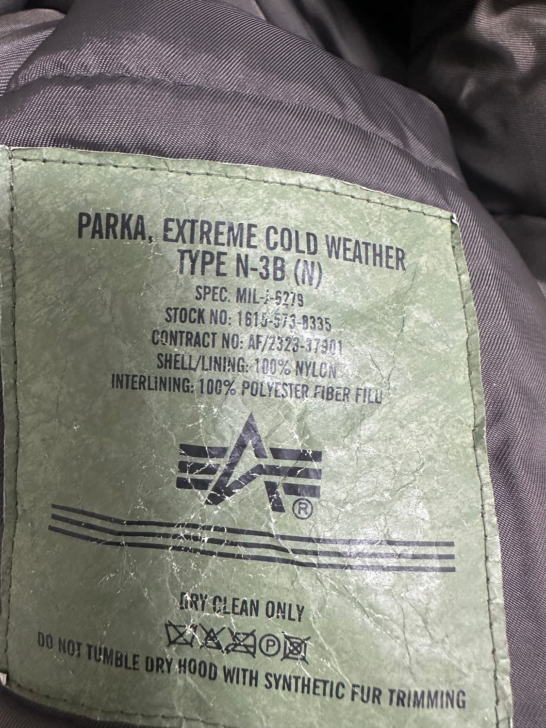 알파인더스트리 n3b 파카 상품이미지4