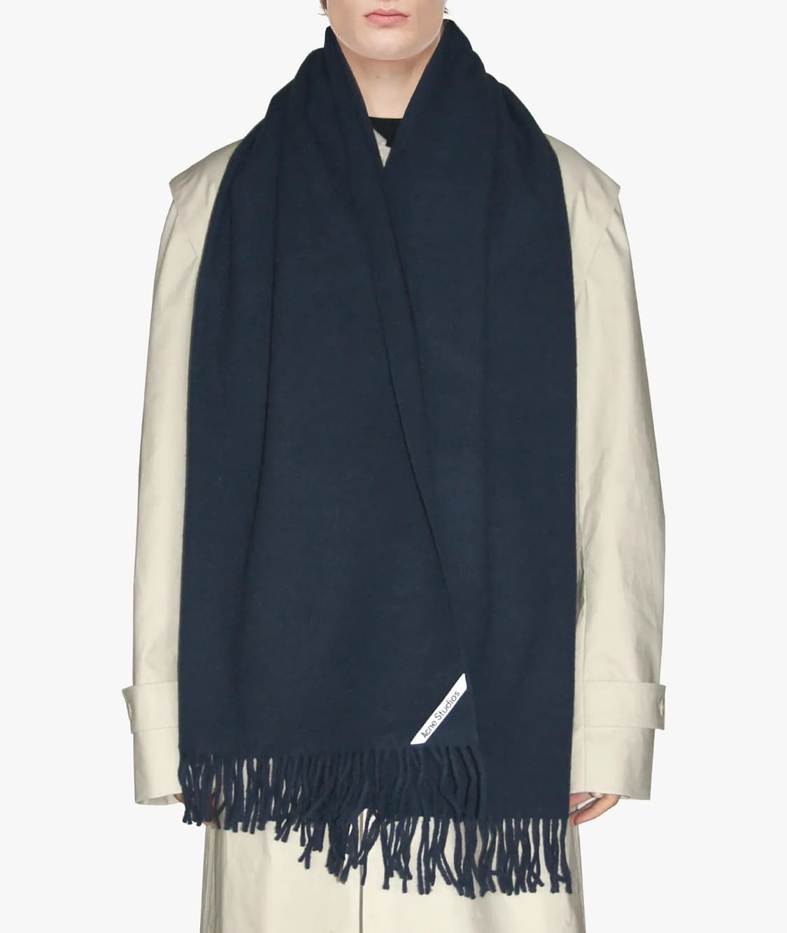 아크네 스튜디오 네이비 머플러 상품이미지1