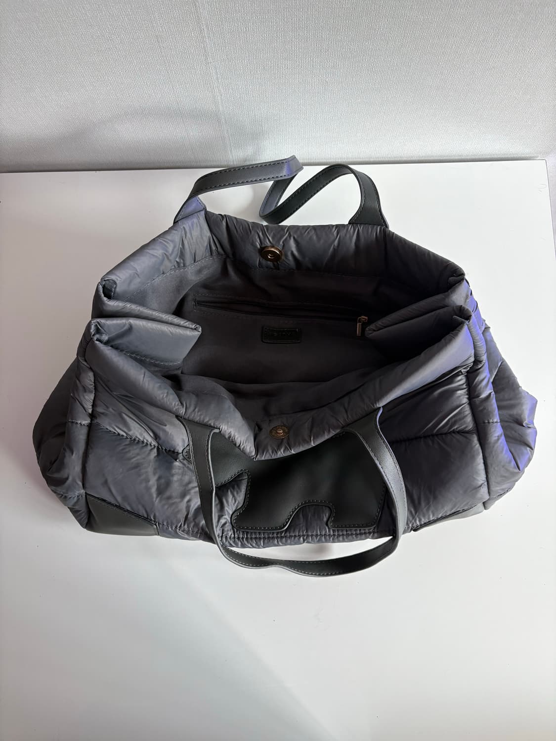 AGATHA grey padded tote/shoulder bag 상품이미지10