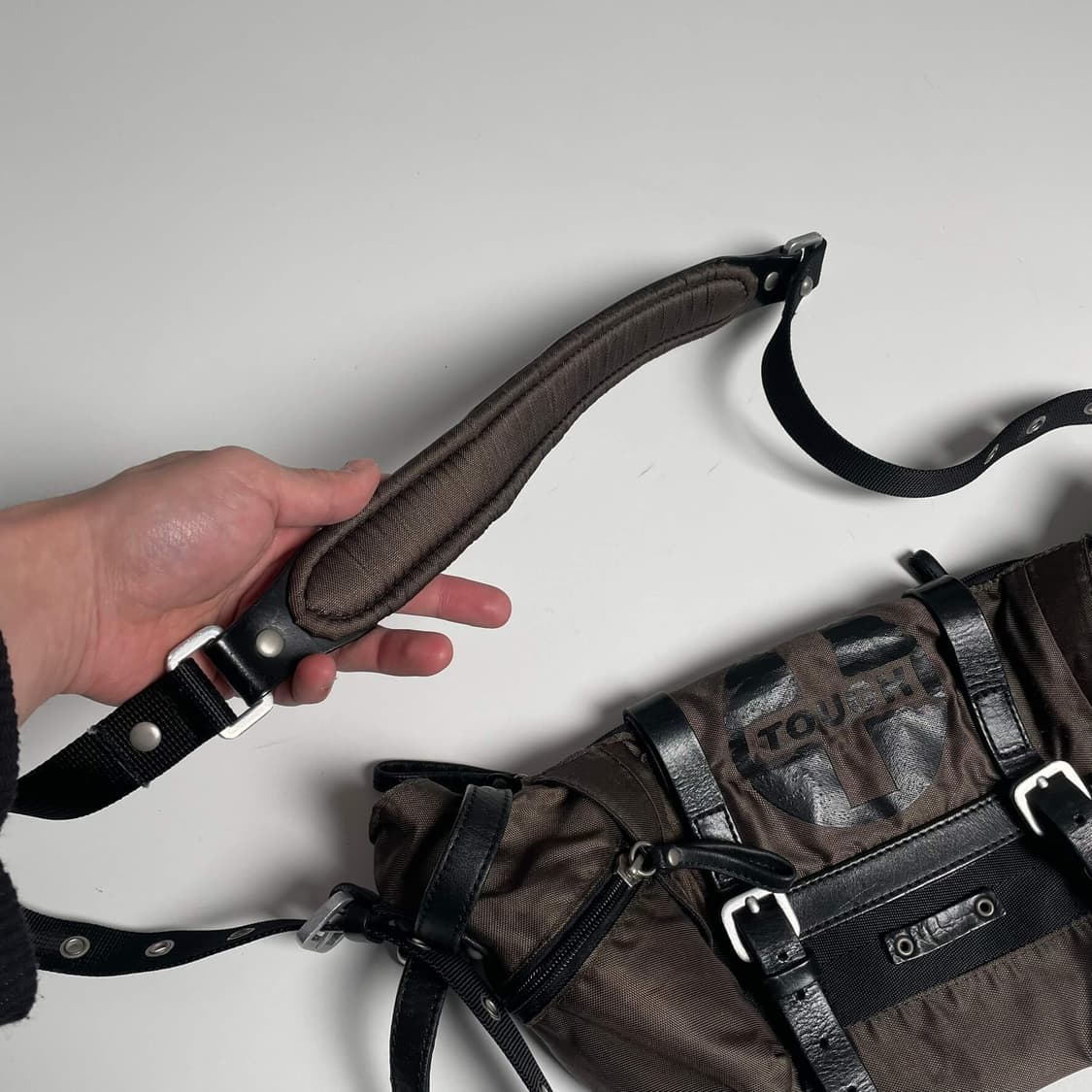 Tough jeansmith 크로스 패턴 크로스백 상품이미지7