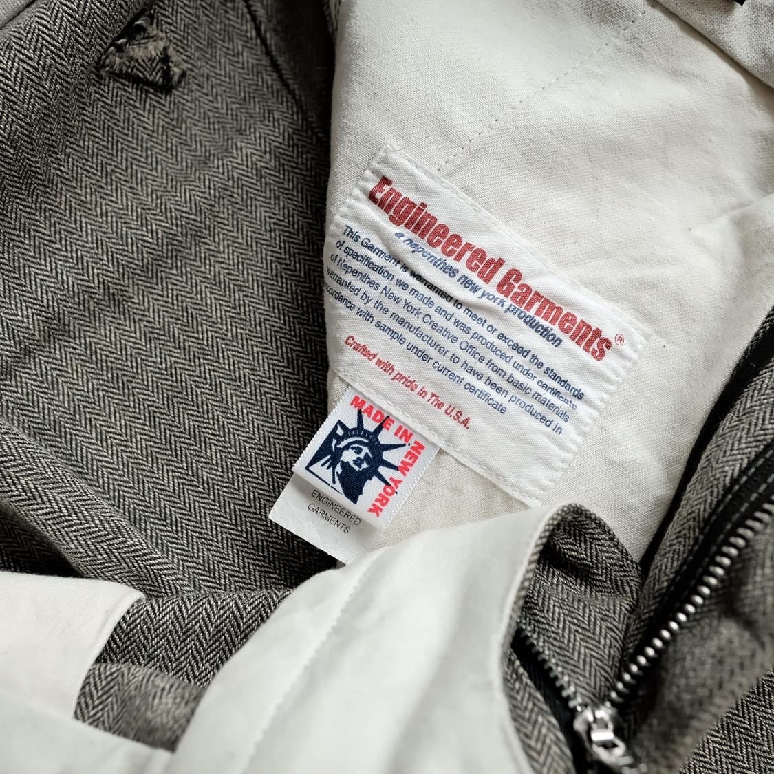 엔지니어드가먼츠 올드라벨 헤링본 팬츠 30(30-31) 상품이미지6