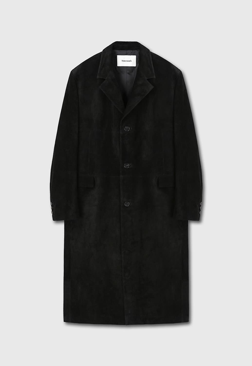 토니웩 스웨이드 롱코트 블랙 유일매물 상품이미지1