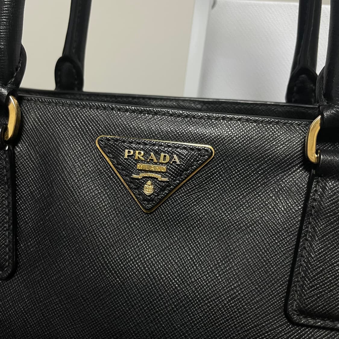 프라다 사피아노 갤러리아 토트백 블랙 상품이미지3