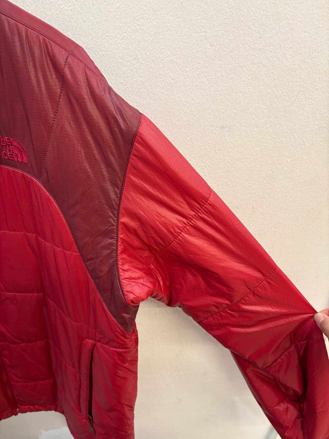 The north face red padding  상품이미지3