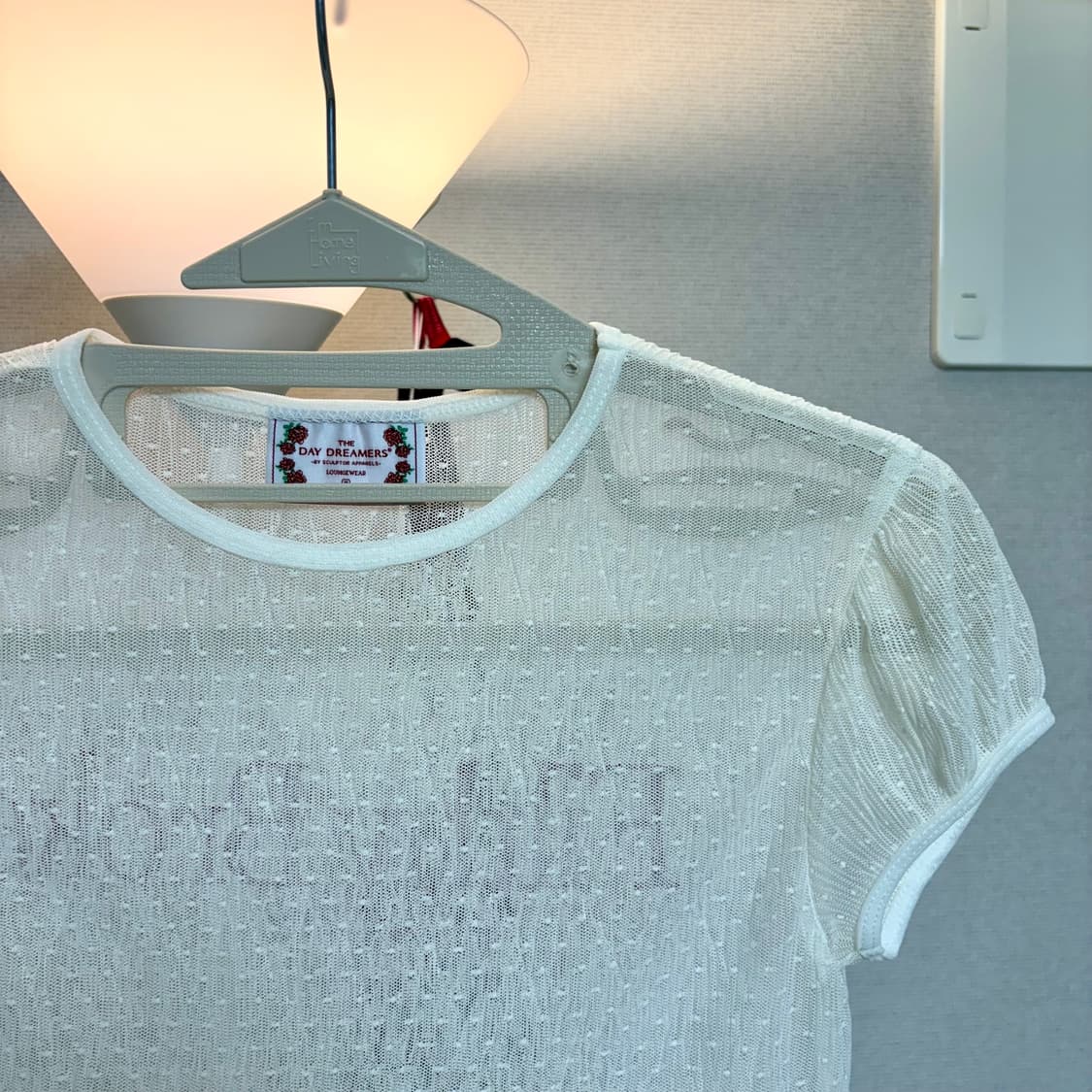 스컬프터 Filthy Broke Sheer Tee Mesh Cream 상품이미지5