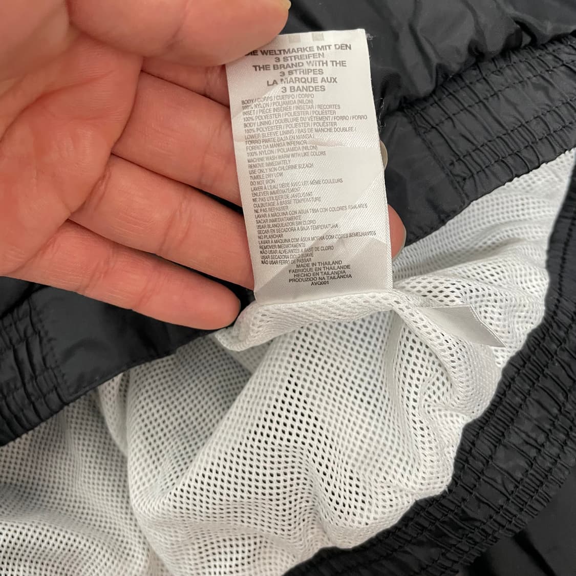 아디다스 멀티로고 오버사이즈 오레오 바람막이 자켓 상품이미지7