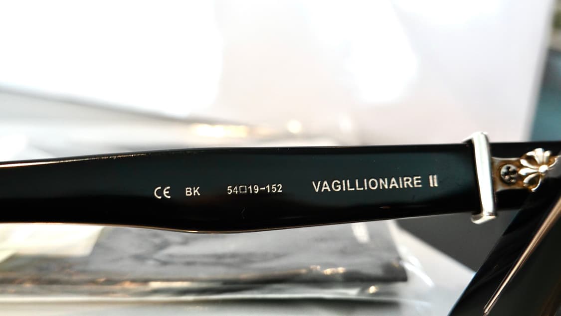 크롬하츠 바질리오네어2 블랙/실버 파베다이아 선글라스/안경 상품이미지9