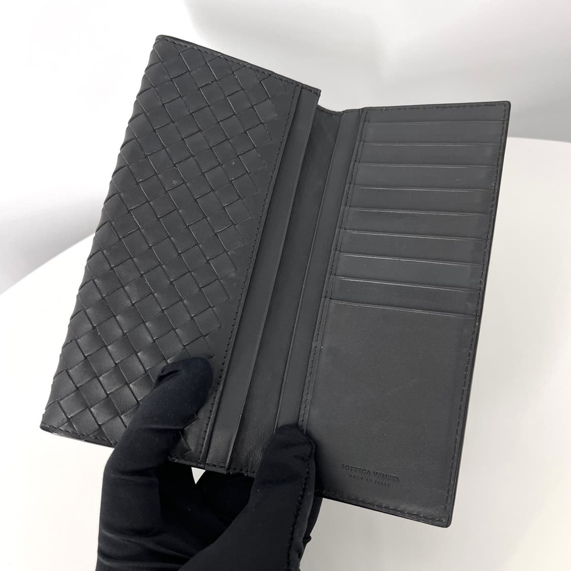 보테가베네타 인트레치아토 장지갑 그레이 상품이미지7