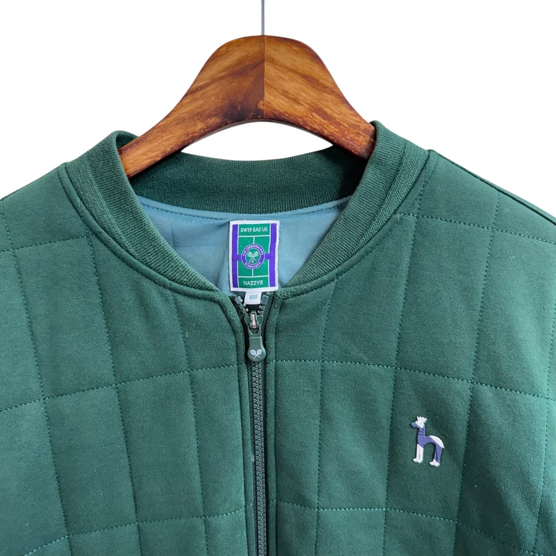 [L] 헤지스 라인배색 퀄팅집업 상품이미지5