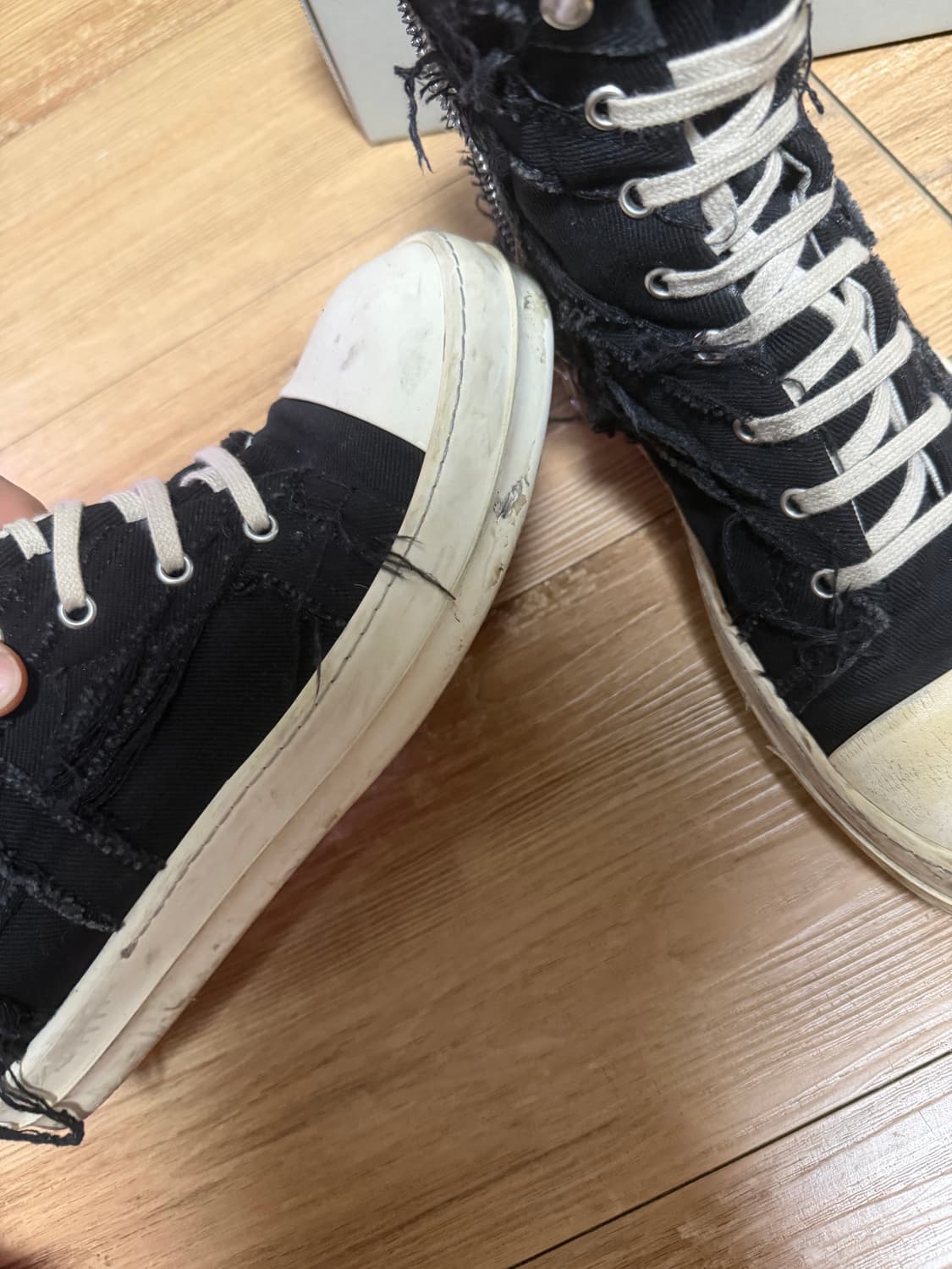 42size Rick owens 다크쉐도우 디스트로이드 이펙트스니커즈 상품이미지6