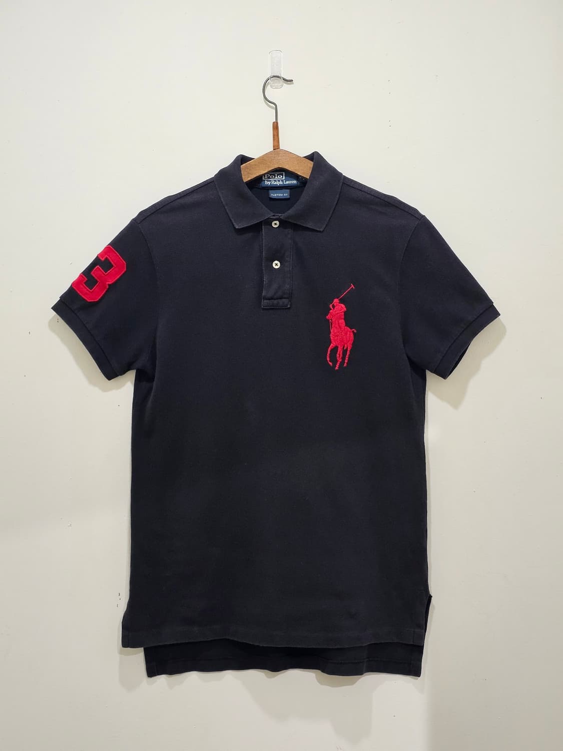 Polo Ralph Lauren 블랙 레드 빅포니 반팔PK 상품이미지1