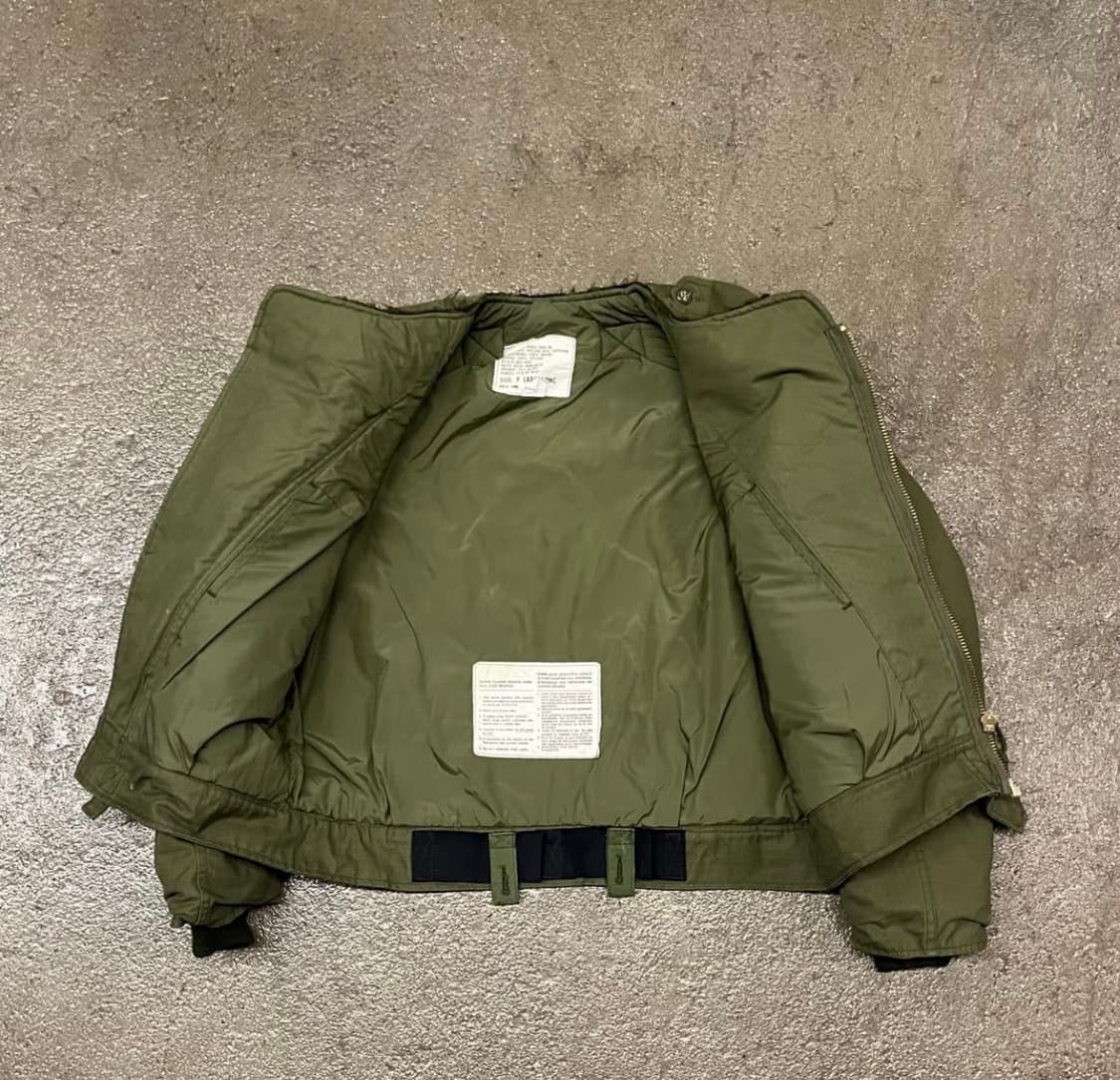 80s 캐나다군 탱커 자켓 105 사이즈 상품이미지5