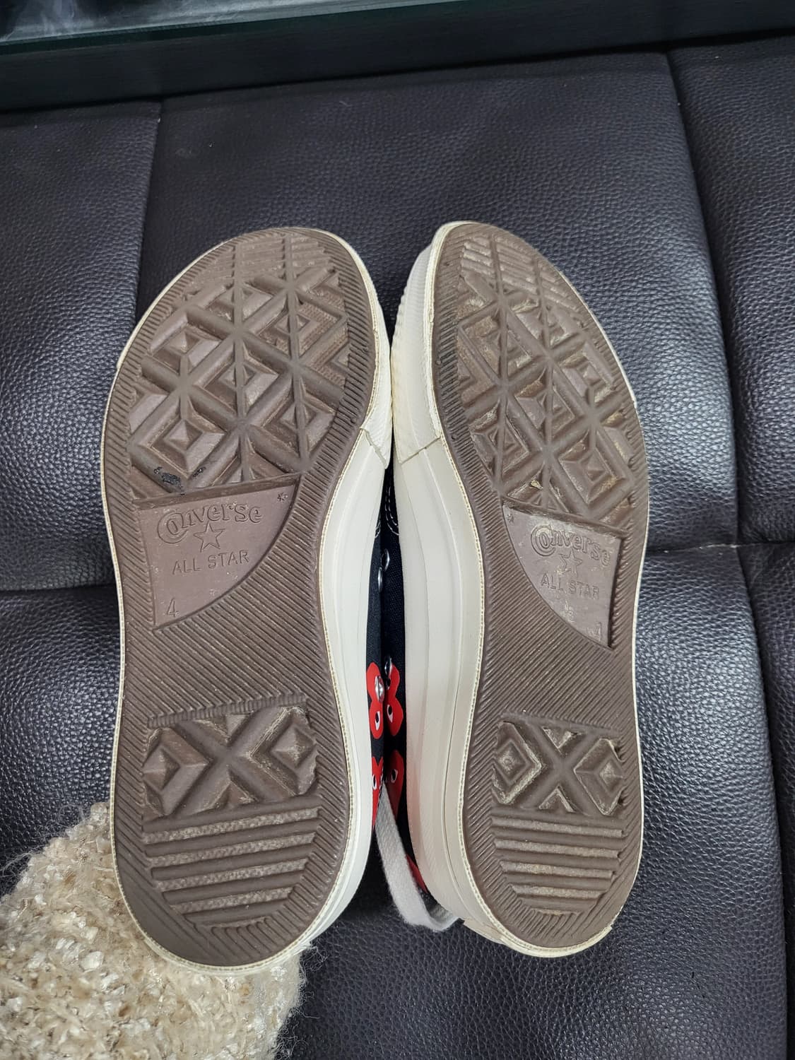 컨버스&꼼데가르송 로우 스니커즈 상품이미지8