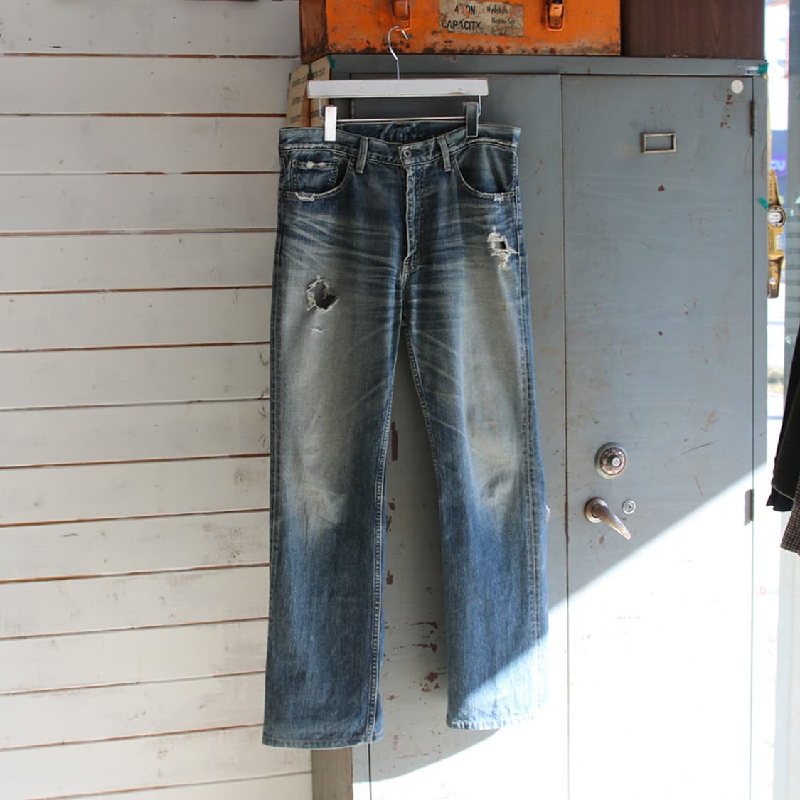 (착용컷) 리바이스 507 부츠컷 진 (남성용 33.5) 상품이미지1