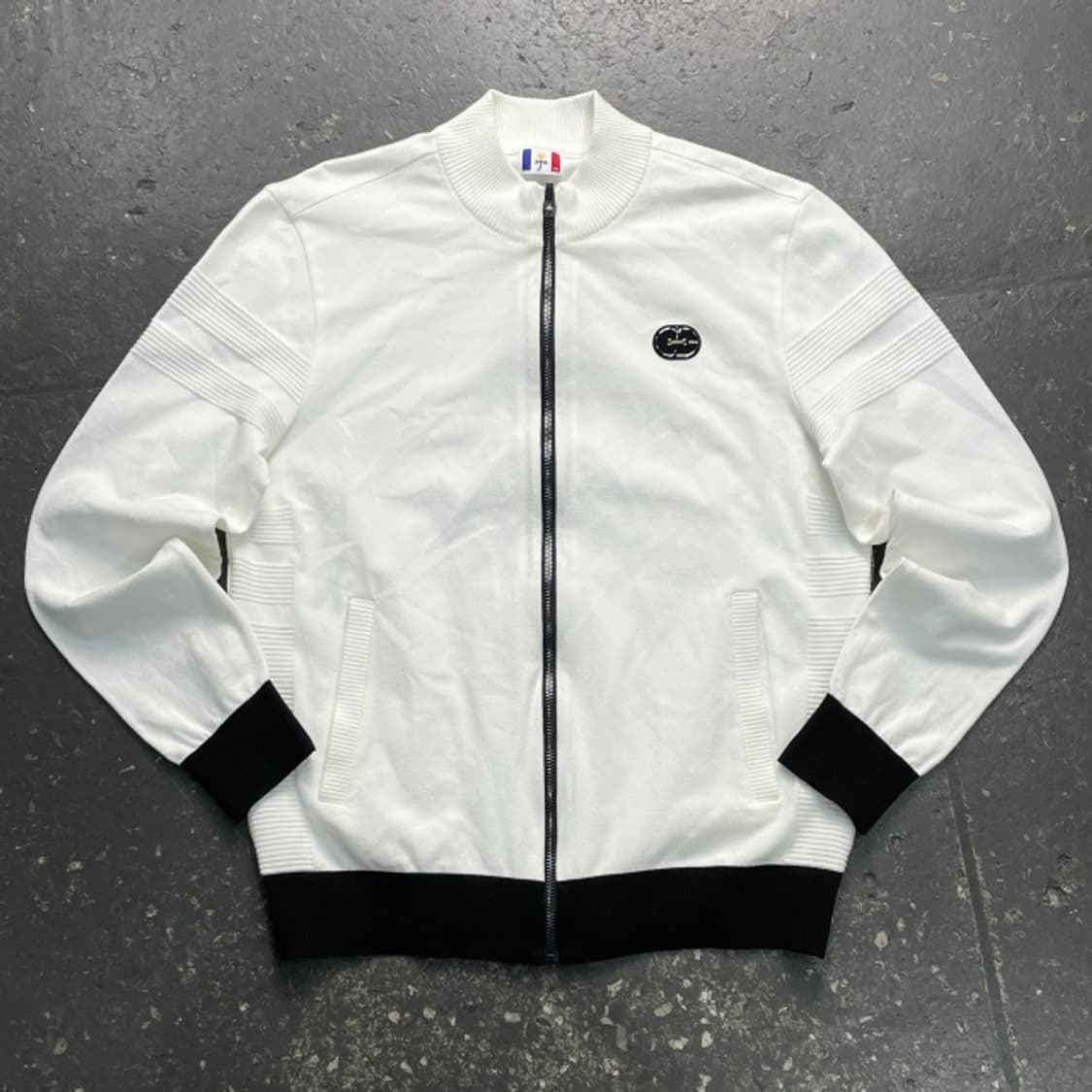 100 까스텔바작 니트집업 상품이미지1