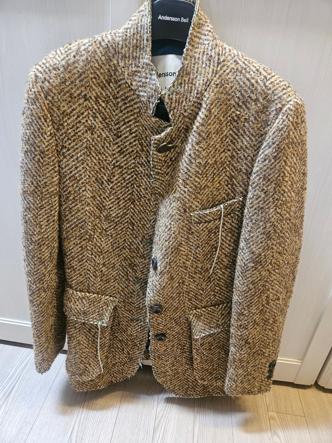 앤더슨벨 헤링본 여성 자켓 상품이미지1