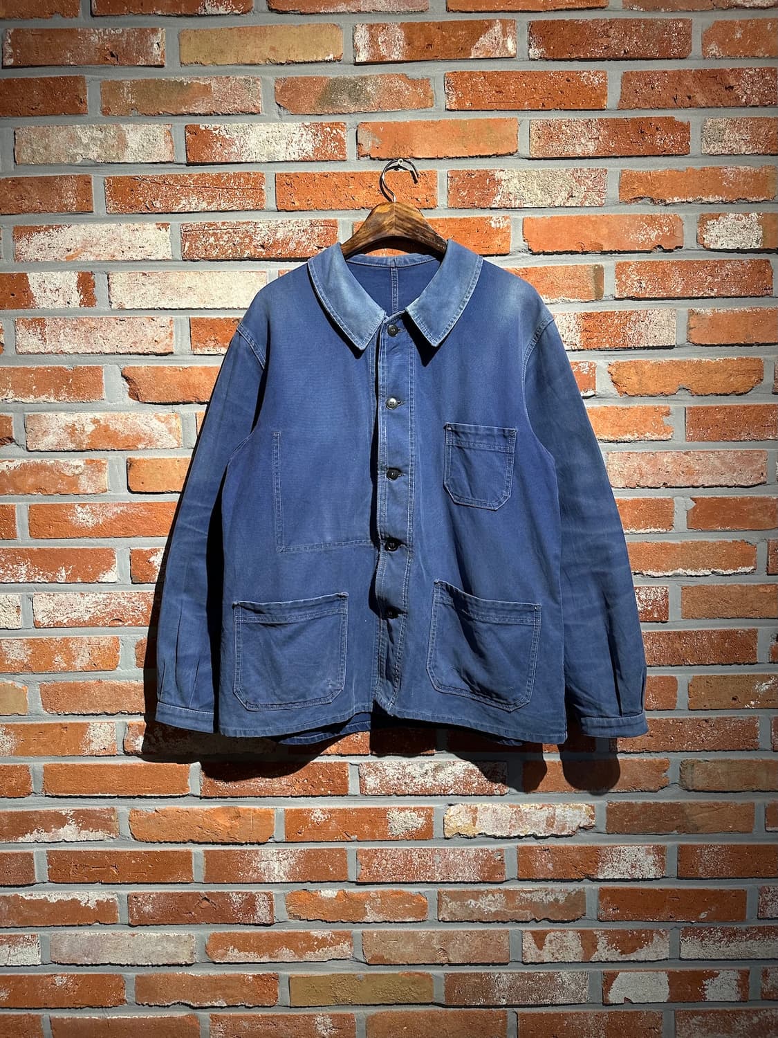 50s 60s 프렌치 빈티지 워크 자켓 상품이미지1