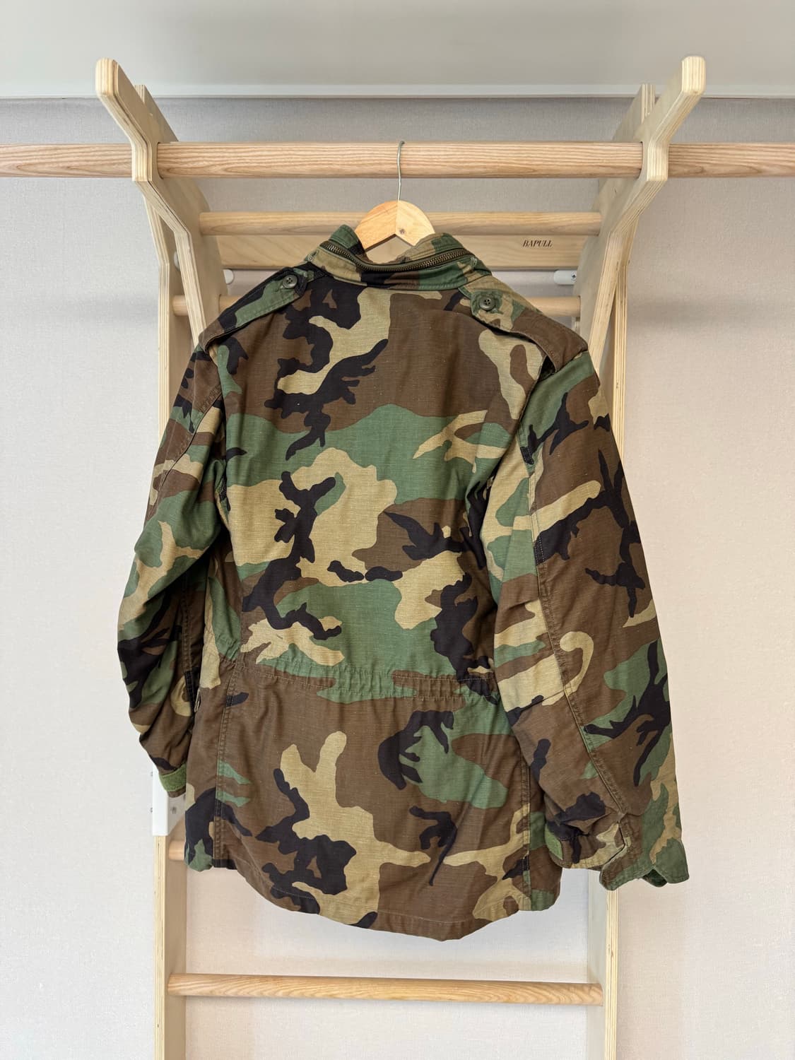 (103)M65 필드자켓 미군 우드랜드 카모 야상 스몰 레귤러 상품이미지7