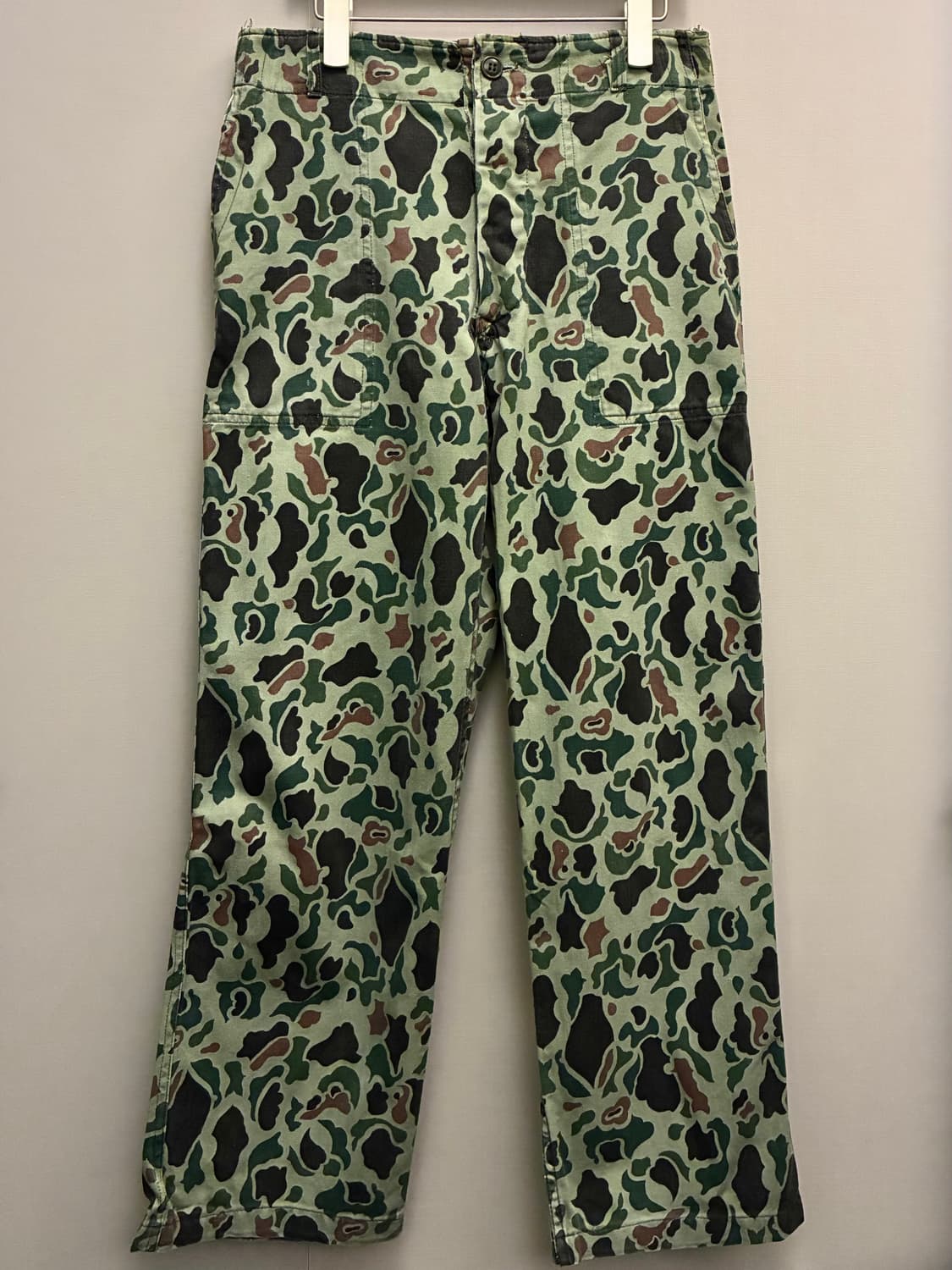 (30~32)80s korea 한국군 카모플라쥬 덕헌터 밀리터리팬츠 상품이미지8