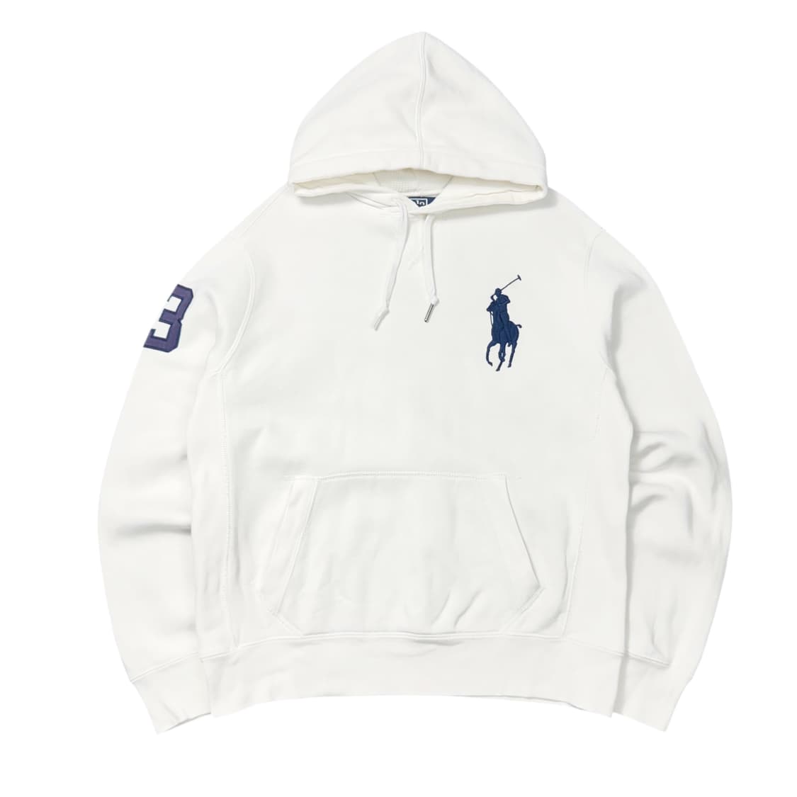 (M) 폴로 랄프로렌 빅포니 후드티 화이트 상품이미지1