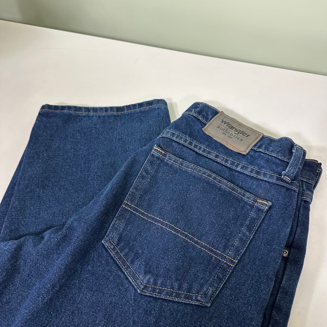 32 L 렝글러 레귤러일자핏 헤비데님 인디고 데님팬츠 상품이미지1