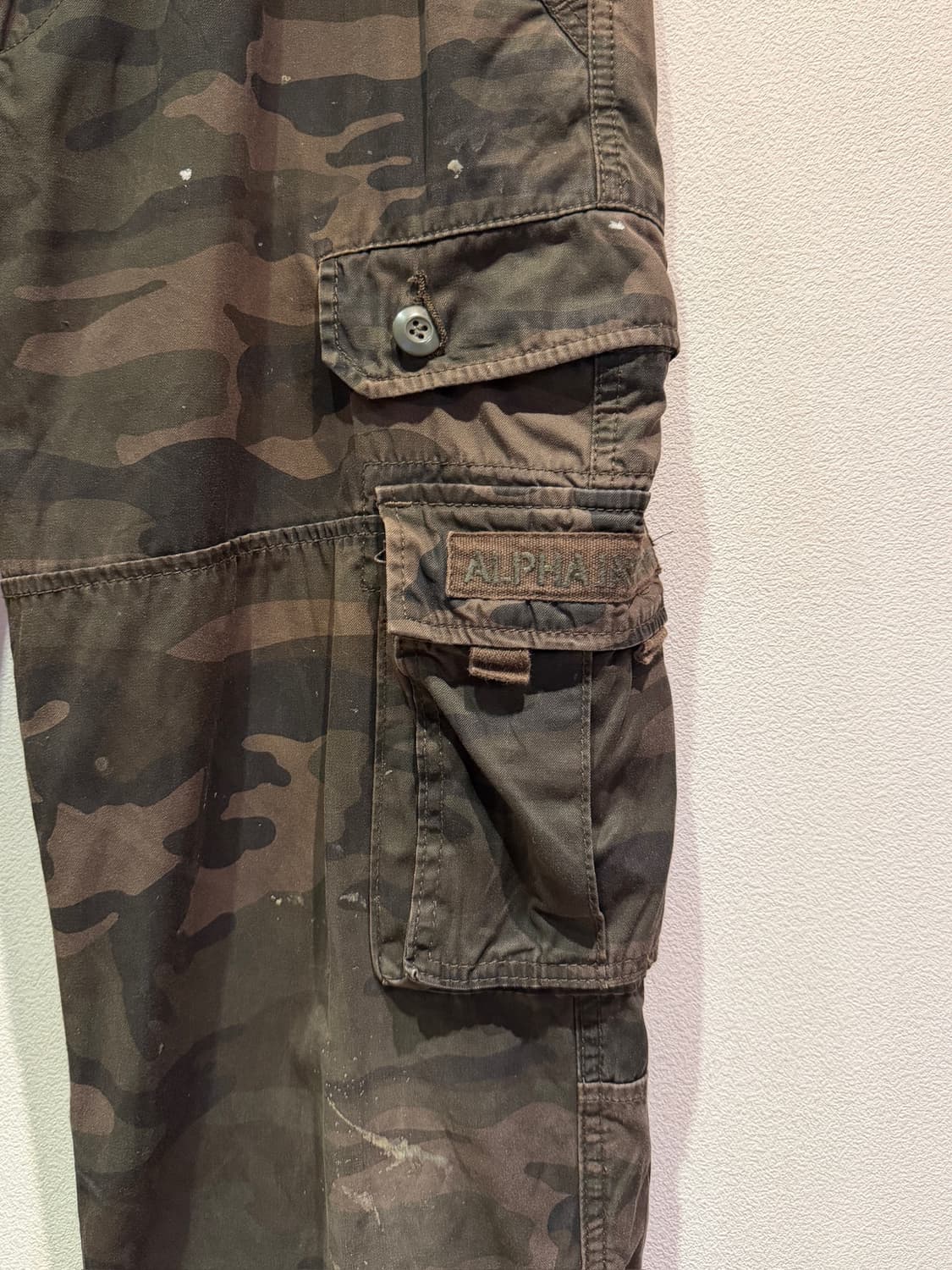 Alpha Industries Camo Cargo Pants (34) 상품이미지5