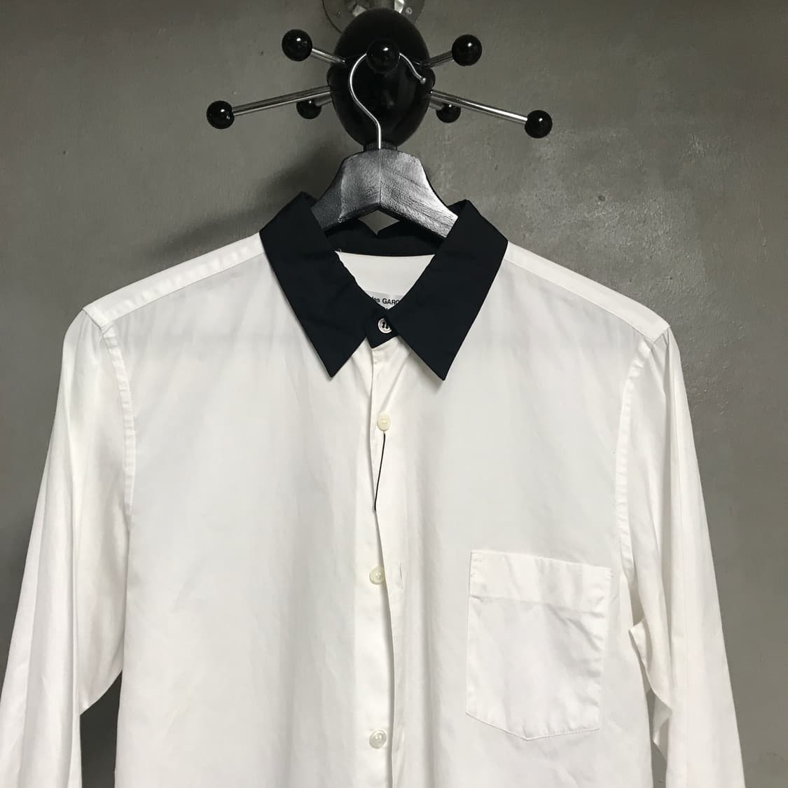 꼼데가르송 카라 배색 셔츠 화이트 M(W)  상품이미지2