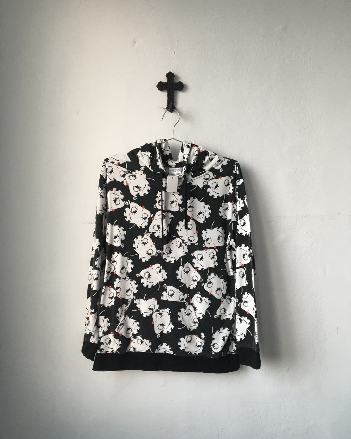 Betty boop pattern hood 상품이미지2