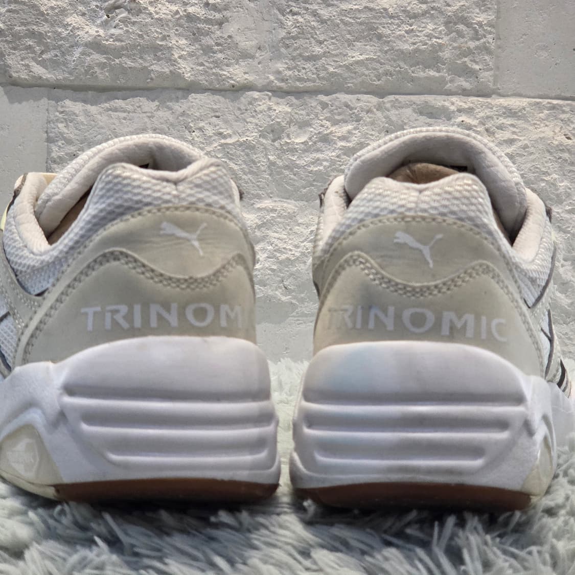 5a-25:푸마 트리노믹 R698 빈티지 화이트(230) 상품이미지4
