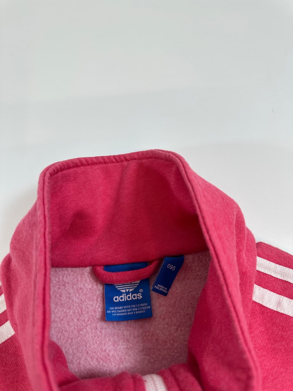 아디다스 adidas 하이넥 져지 슬림 핑크 트랙탑 져지 95 상품이미지5