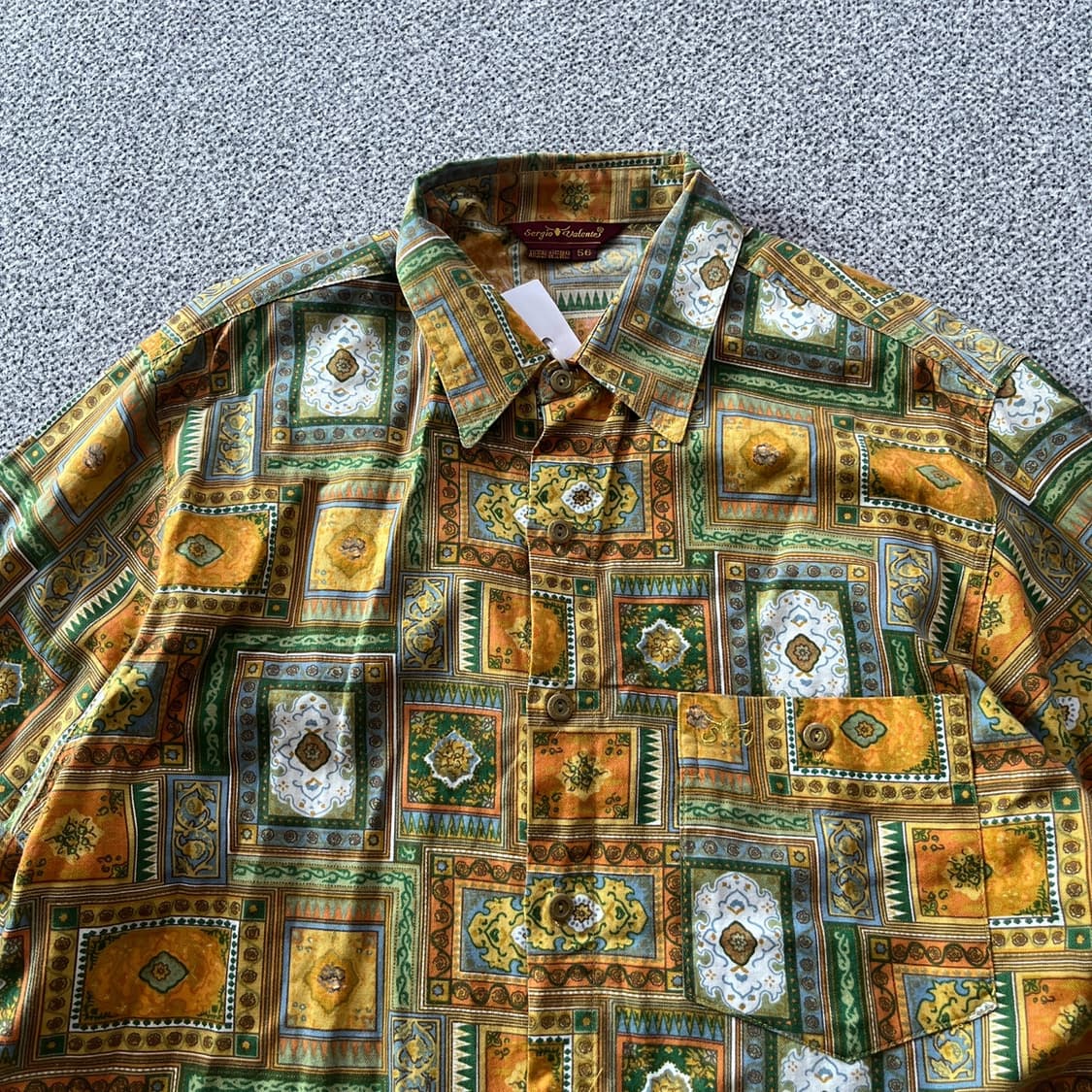 90s 빈티지 패턴 셔츠 상품이미지2