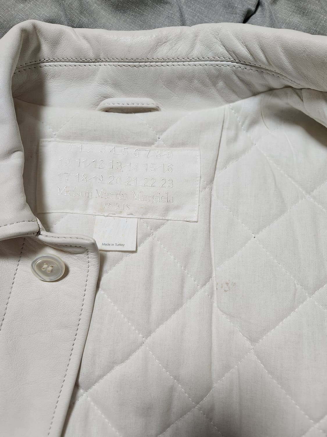 메종 마르지엘라 h&m 레더 셔츠 자켓 상품이미지5