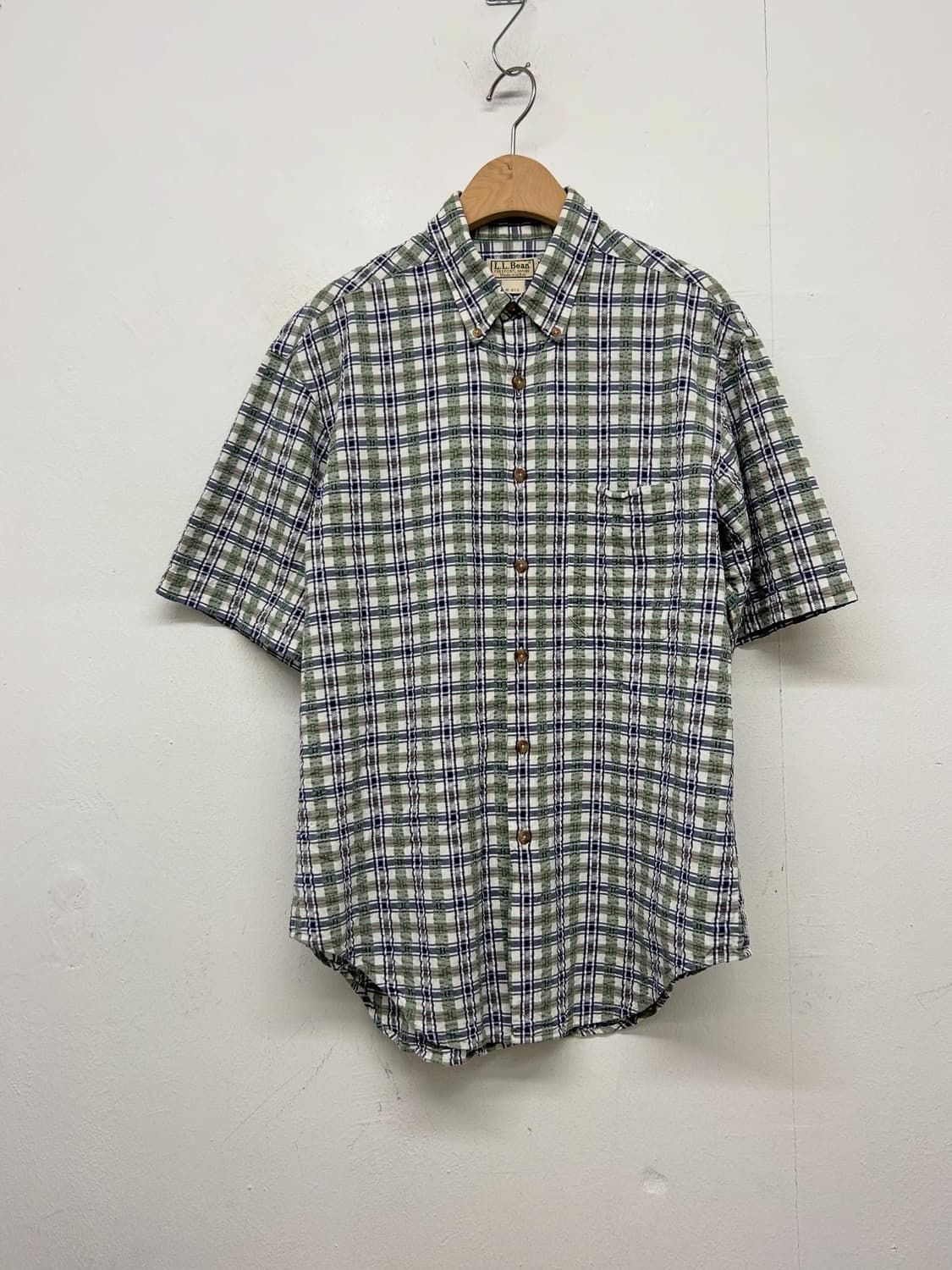 90s LLBEAN 엘엘빈 체크셔츠  상품이미지1