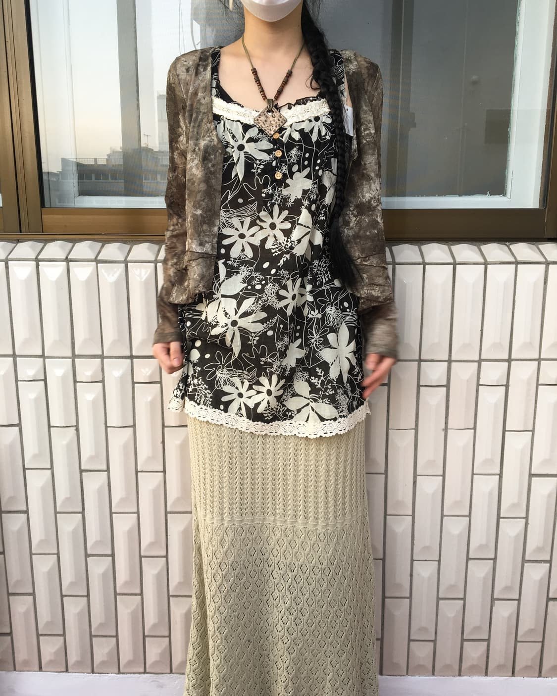 Crochet trimming ethnic pattern sleevele 상품이미지6