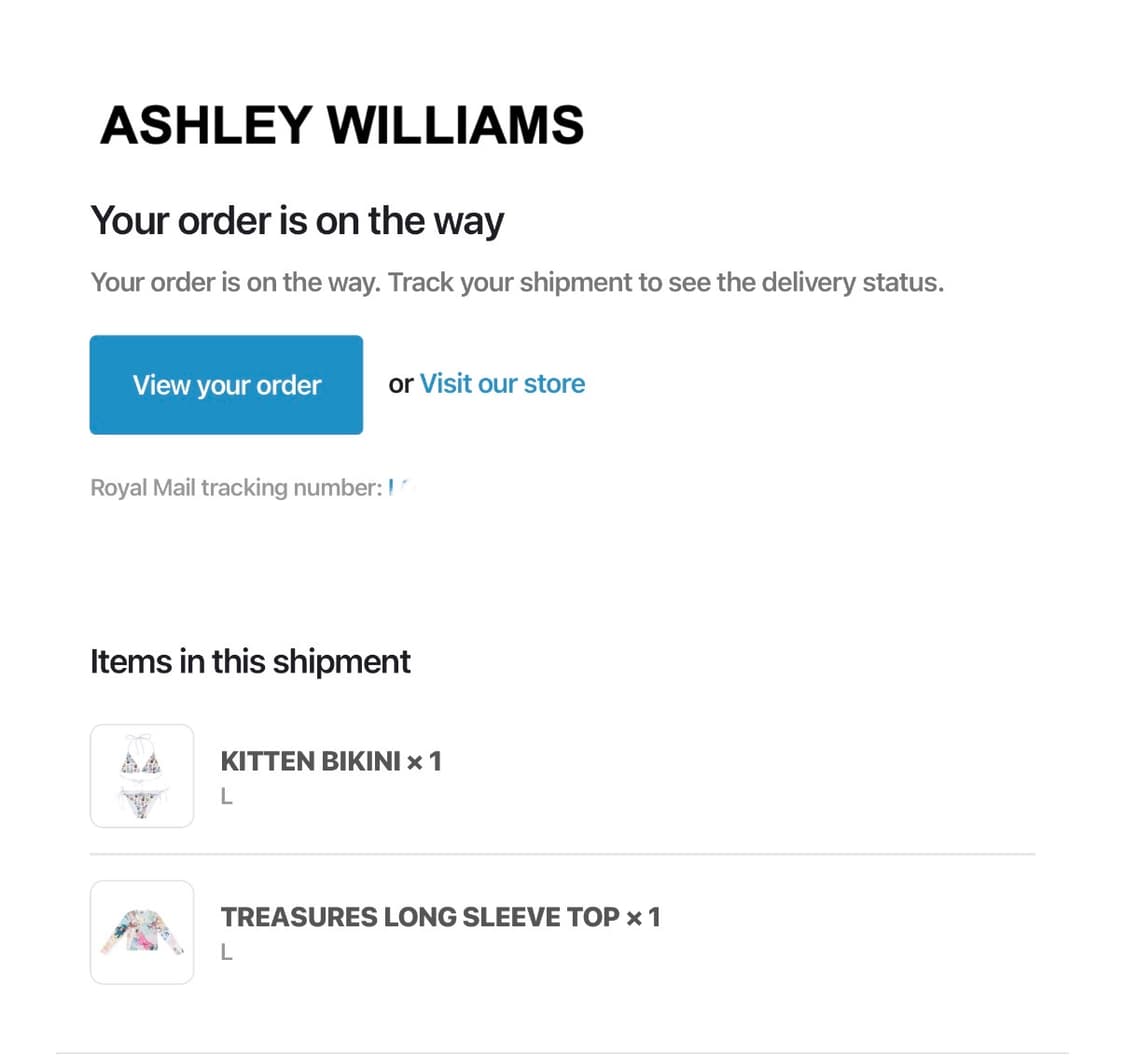 애슐리윌리엄스 TREASURES LONG SLEEVE TOP 상품이미지2