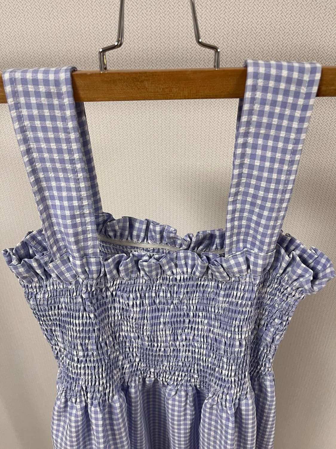 체크 슬리브리스 원피스 상품이미지6