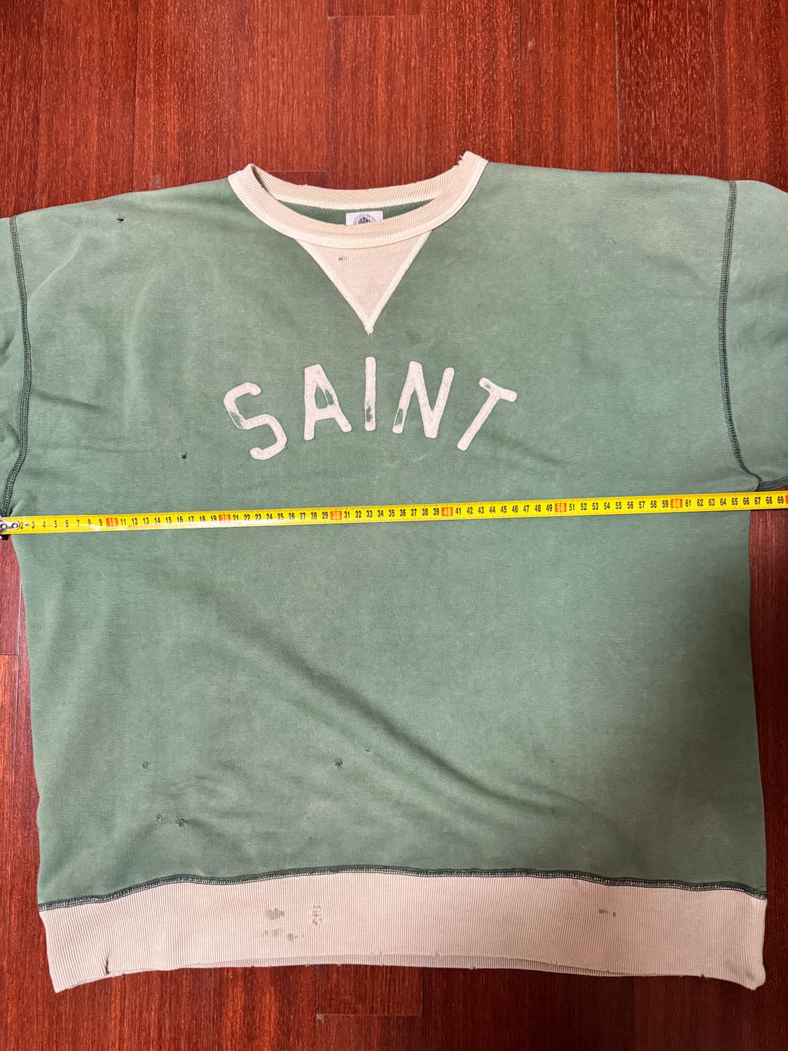 [XL] 세인트 미카엘 펠트 스웻 그린 상품이미지4