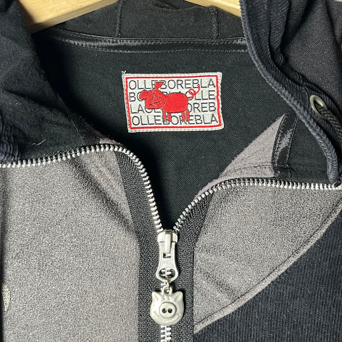 [Alberobello] 알베로벨로 코듀로이 배색 후드집업 상품이미지5