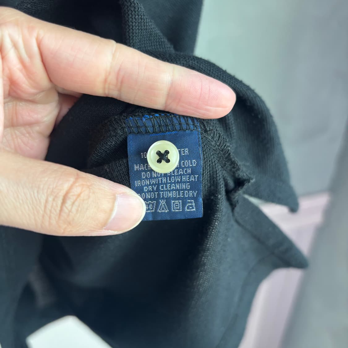 폴로 랄프로렌 빅포니 카라티 블랙 상품이미지3