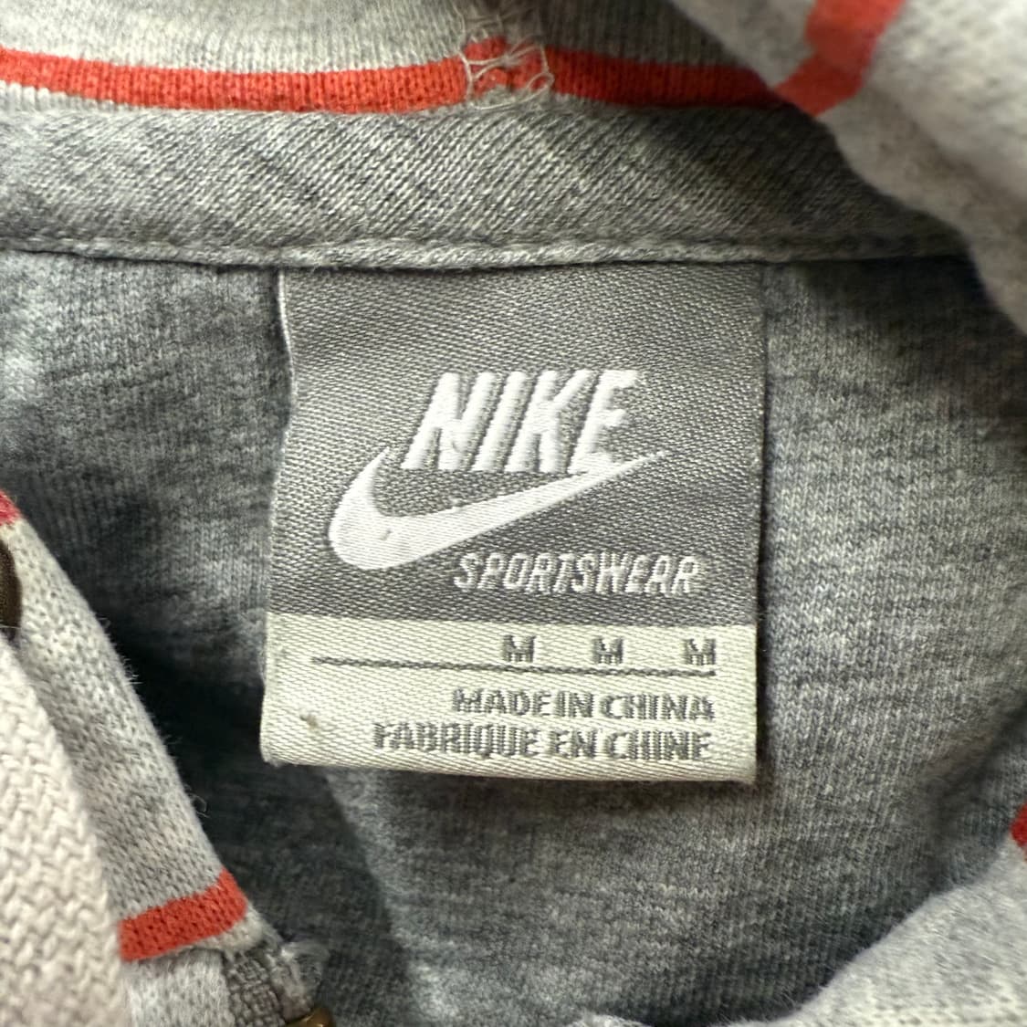 [정품/M] 나이키 스트라이프 후드집업 회색 b16 상품이미지5