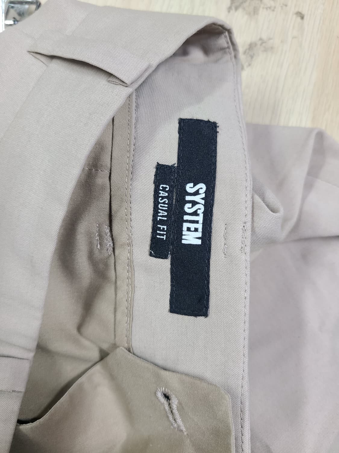 시스템옴므 베이지 여름 슬랙스 82 상품이미지4