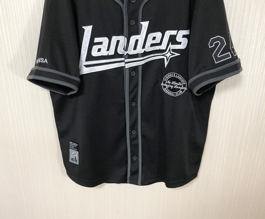 무신사 X SSG랜더스24 콜라보 블랙유니폼/져지 XL 상품이미지3