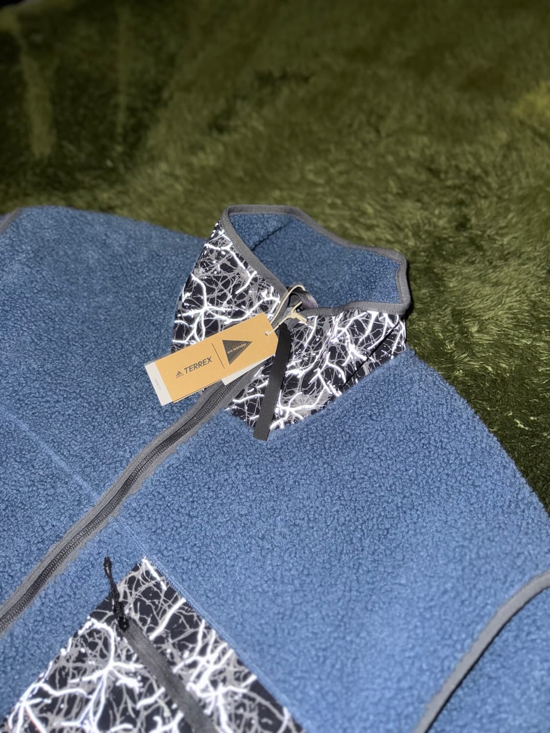 [XL] 앤드원더 X 아디다스 테렉스 플리스 자켓 블루 상품이미지2