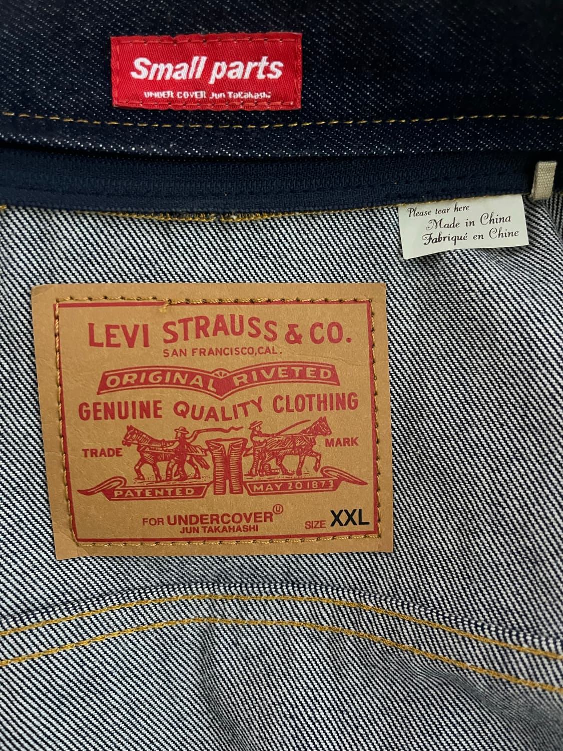 리바이스 x 언더커버 UC1E9201-1 자켓 인디고 상품이미지2