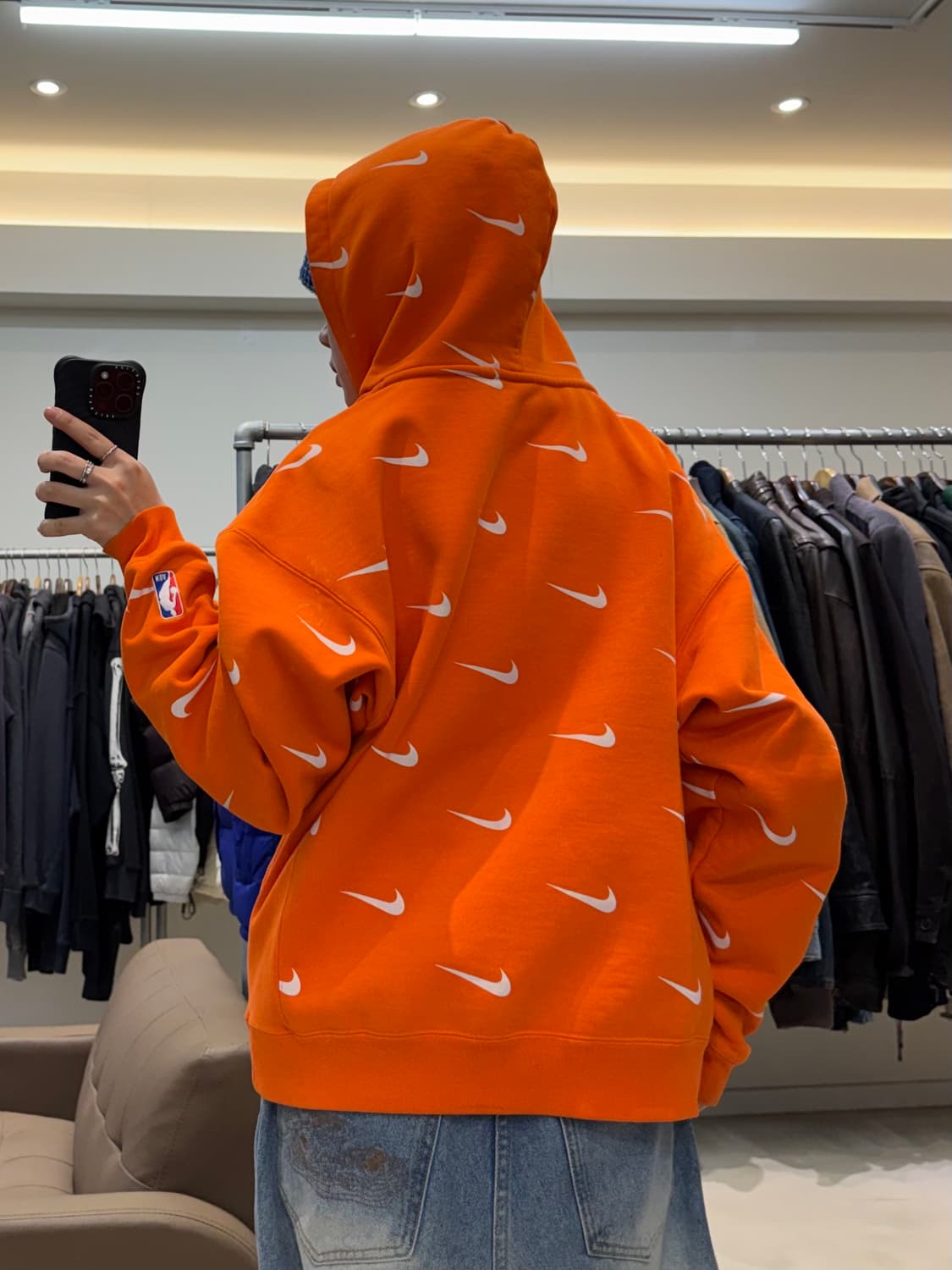 나이키xKITH 뉴욕 닉스 AOP 후드 상품이미지8