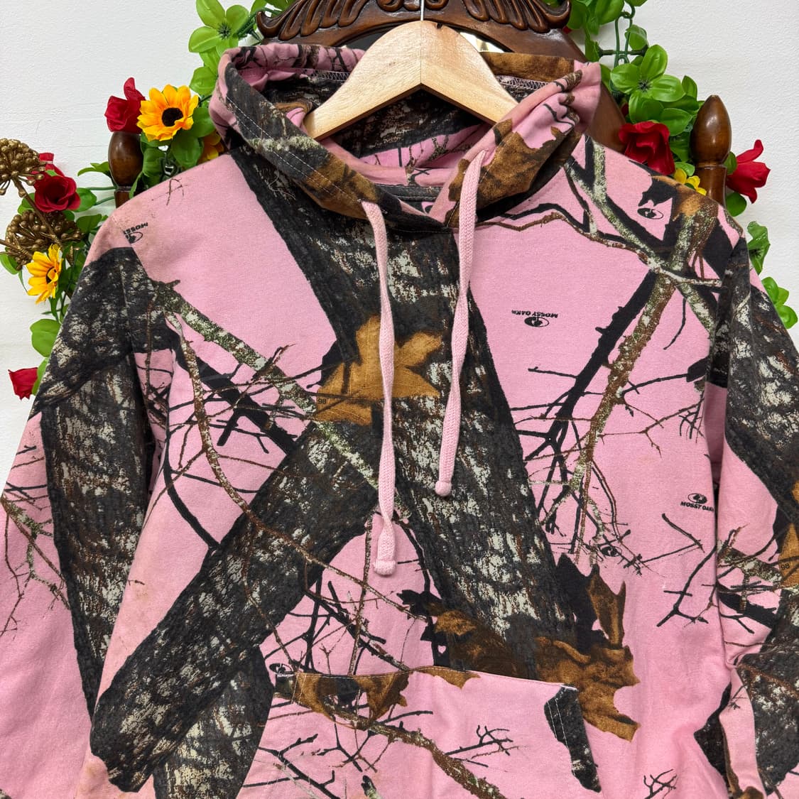 Mossy Oak 모시오크 핑크 리얼트리 후드티 (S)   상품이미지2